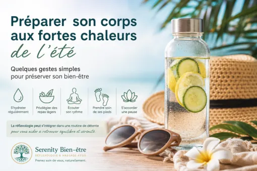 Préparer son corps aux fortes chaleurs de l'été : quelques gestes simples pour préserver son bien-être, Golfe de Saint-Tropez, Serenity Bien-Être